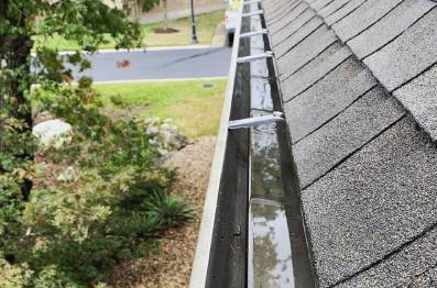 After gutter cleaning